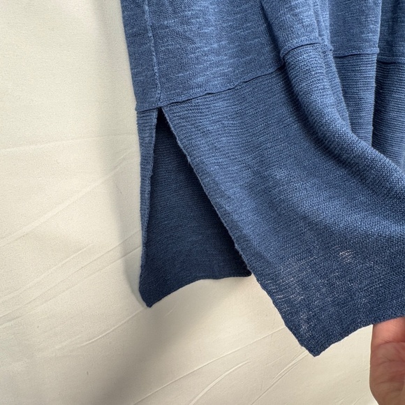 Eileen Fisher Linen Cotton Knit Duster Cardigan Top L/ XL Breathable Lagenlook - Picture 6 of 14